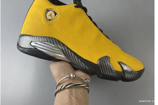 BQ3685-706 Gold University AIR Jordan Retro 14 BQ3685-706 0810